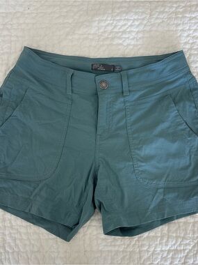 prAna Women's XS Teal Light Blue Halle Short II